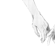 215x185 Anime Love Holding Hands Black And White Hd Wallpaper Gallery