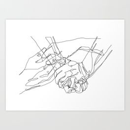 264x264 Holding Hands Art Prints Society6