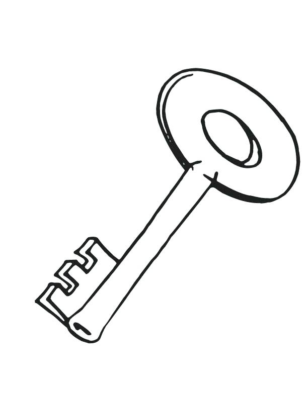 612x792 Key Coloring Page Printable Key Coloring Page Big In Download
