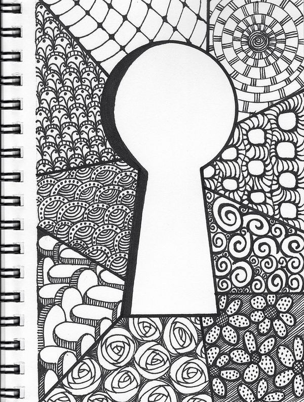 600x792 Key Hole Oodles Of Doodles Key, Doodles And Zentangles