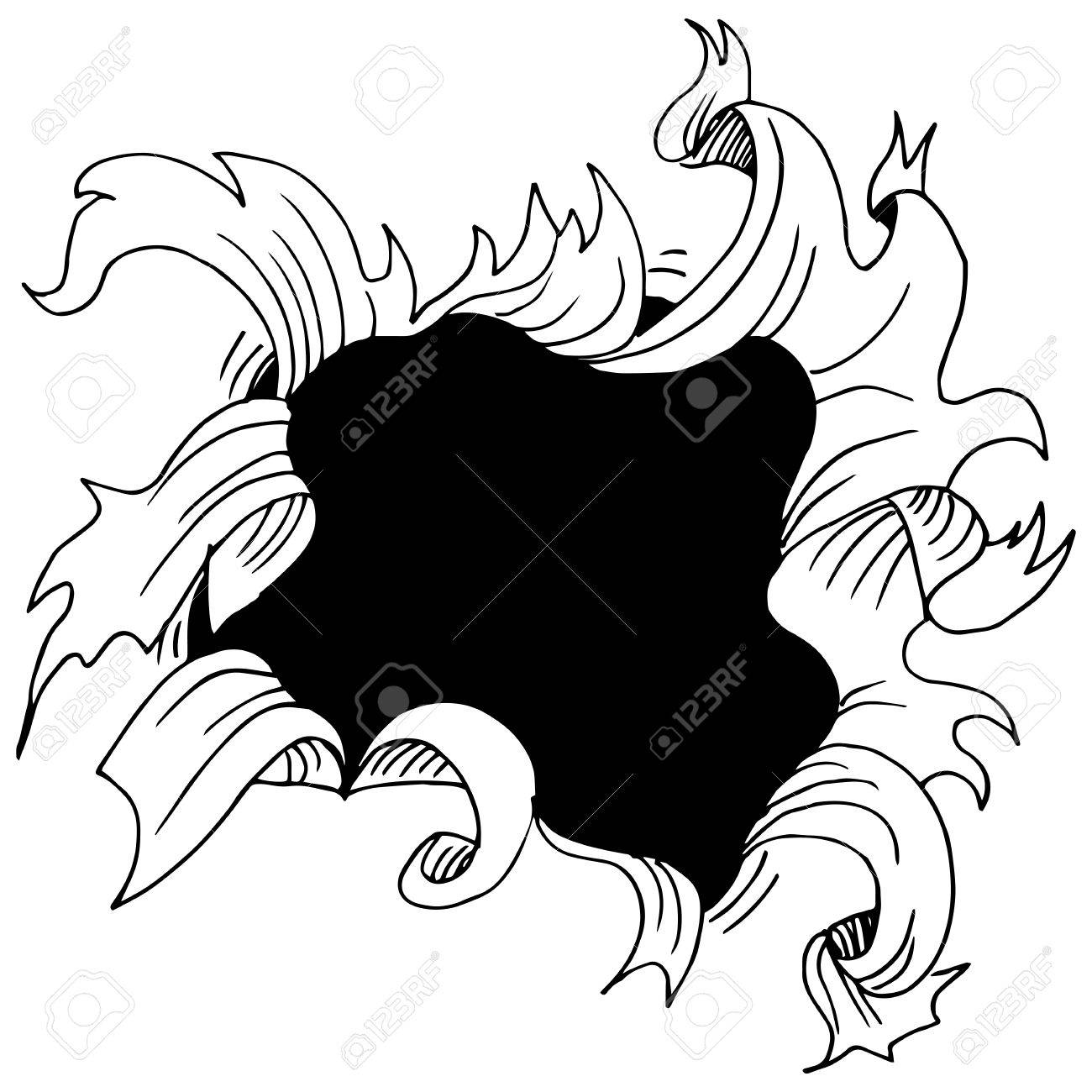 1300x1300 An Image Of A Bullet Hole In Paper. Royalty Free Cliparts, Vectors