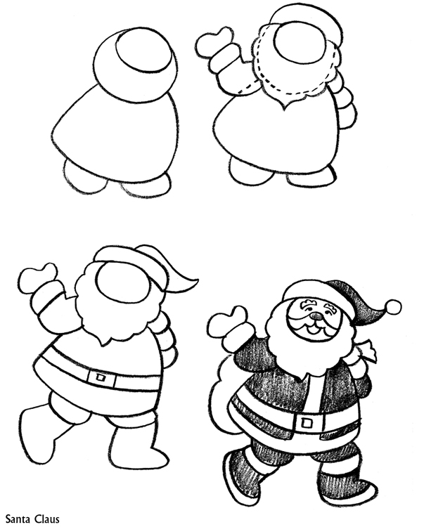 603x750 How To Draw Holiday Pictures