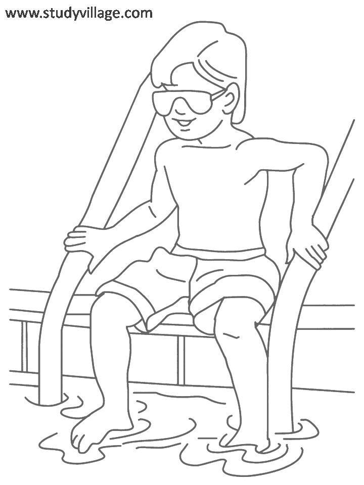 720x960 Summer Holidays Coloring Page For Kids 13