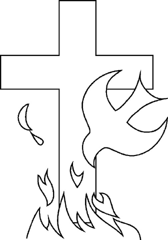 336x480 Holy Spirit Coloring Page Free Printable Coloring Pages