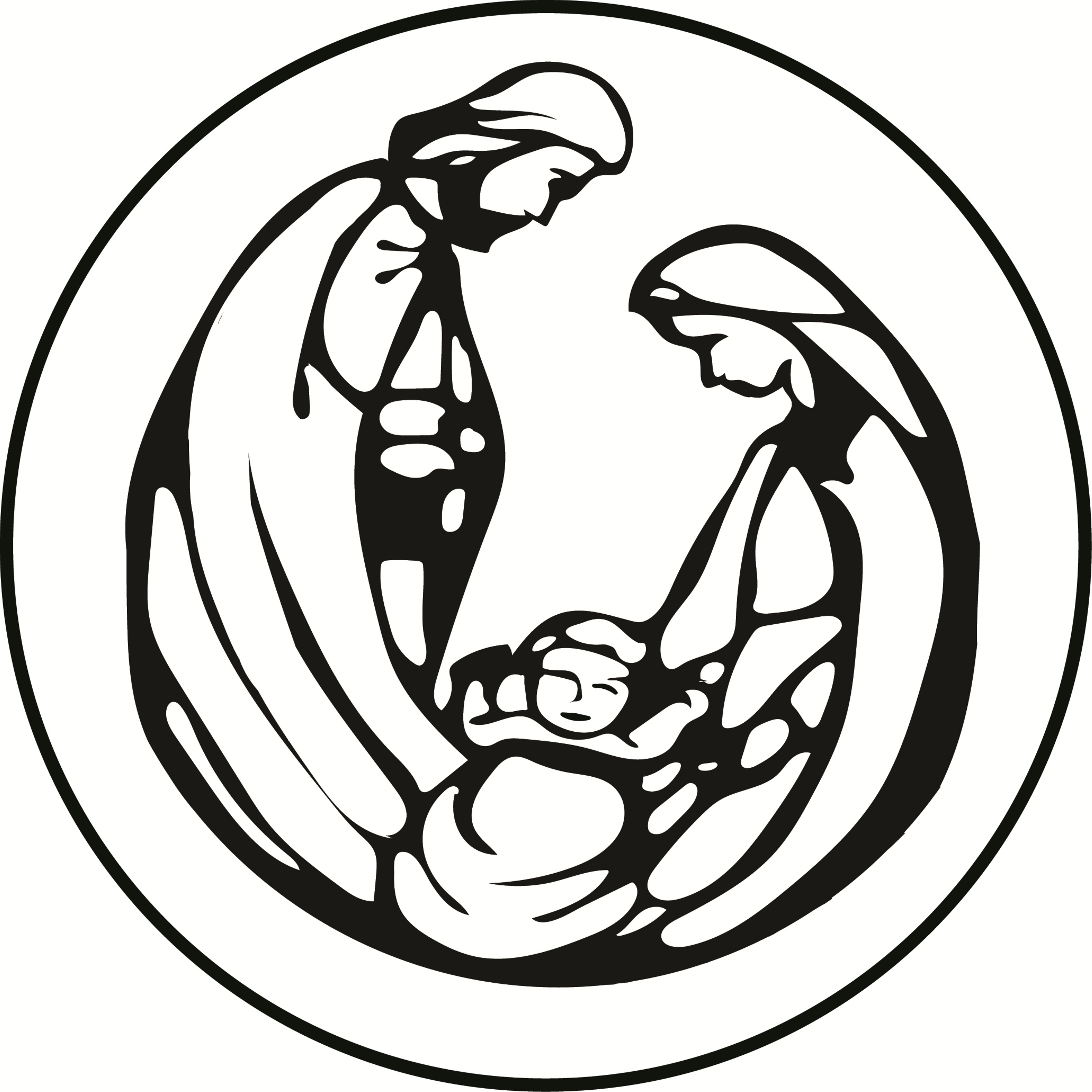 4145x4145 Gathering Of The Holy Family