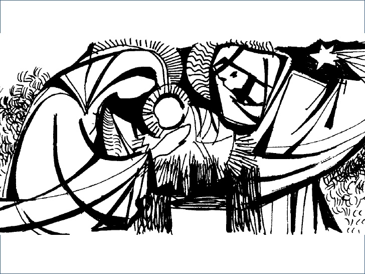 Holy Family Drawing at GetDrawings | Free download