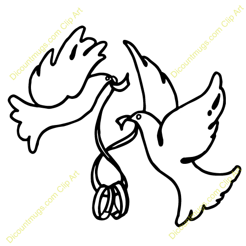 500x500 Drawn Turtle Dove Ring Clip Art