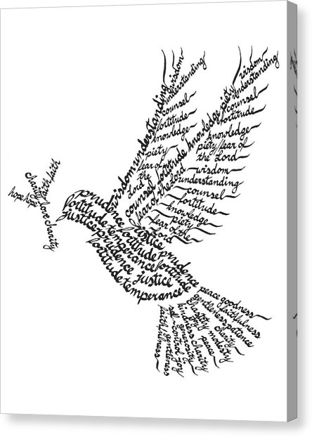 444x622 Holy Spirit Dove Canvas Prints