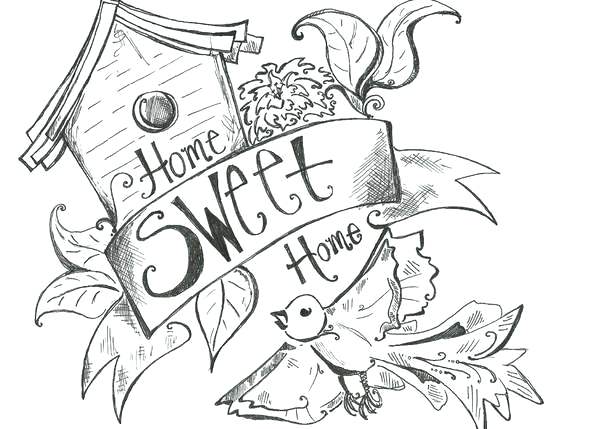 600x429 Sweet Home Drawing