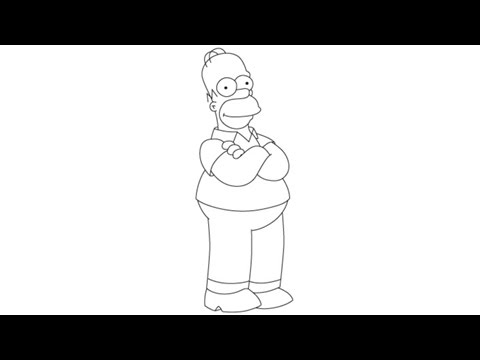 480x360 How To Draw Homer Simpson
