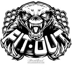 236x215 Mansfield Honey Badgers Sports Logo Design Sports Logos