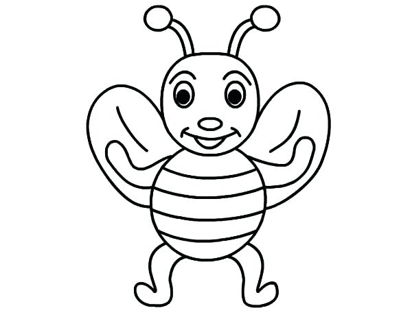 600x462 Bee Coloring Pages Bumble Bee Coloring Pages Print Media