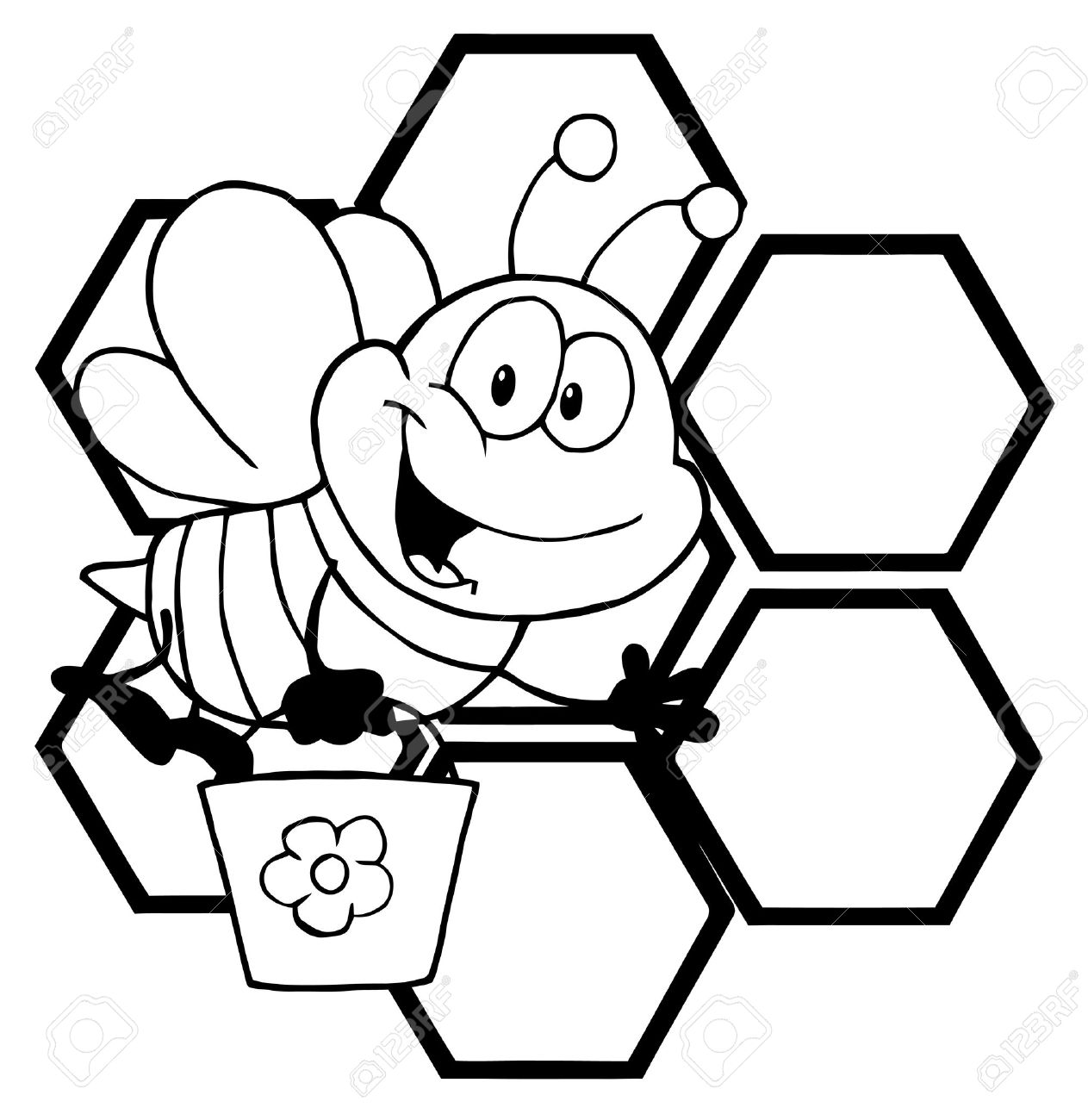 1263x1300 Drawn Bees Cartoon Character