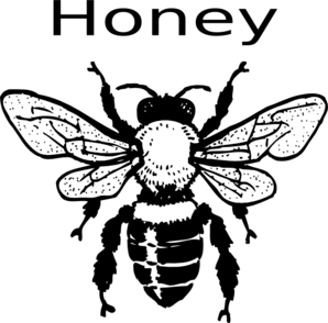 298x294 Honey Bee Clip Art