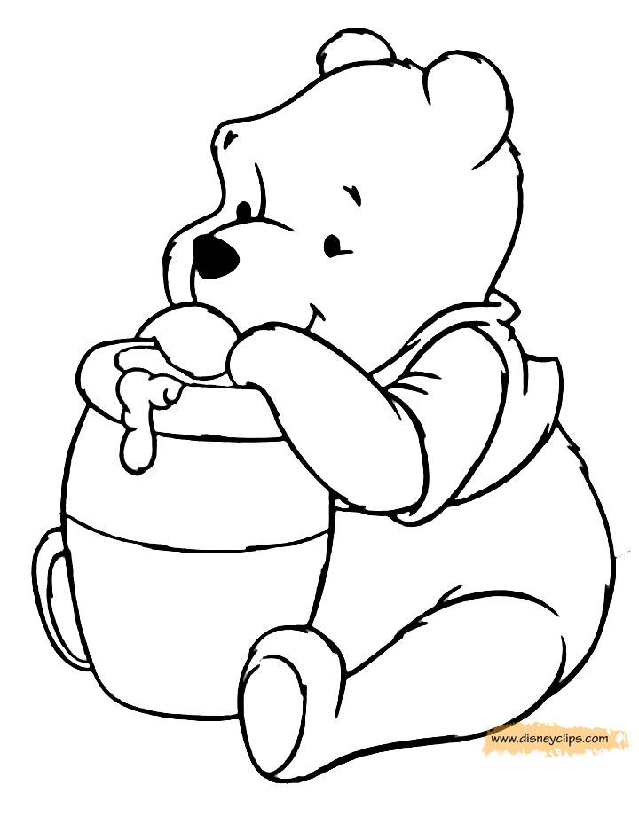 720x920 Winnie The Pooh Printable Coloring Pages Disney Coloring Book