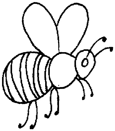 448x510 Coloring Pages Outstanding Coloring Pages Draw A Bee Php Cute