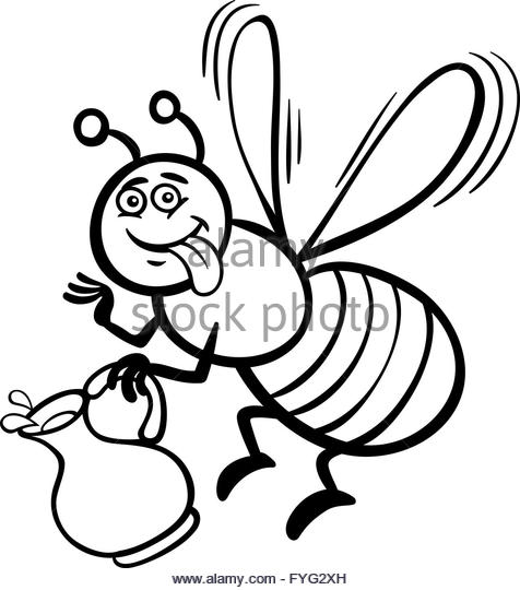 476x540 Honey Bee Black And White Stock Photos Amp Images