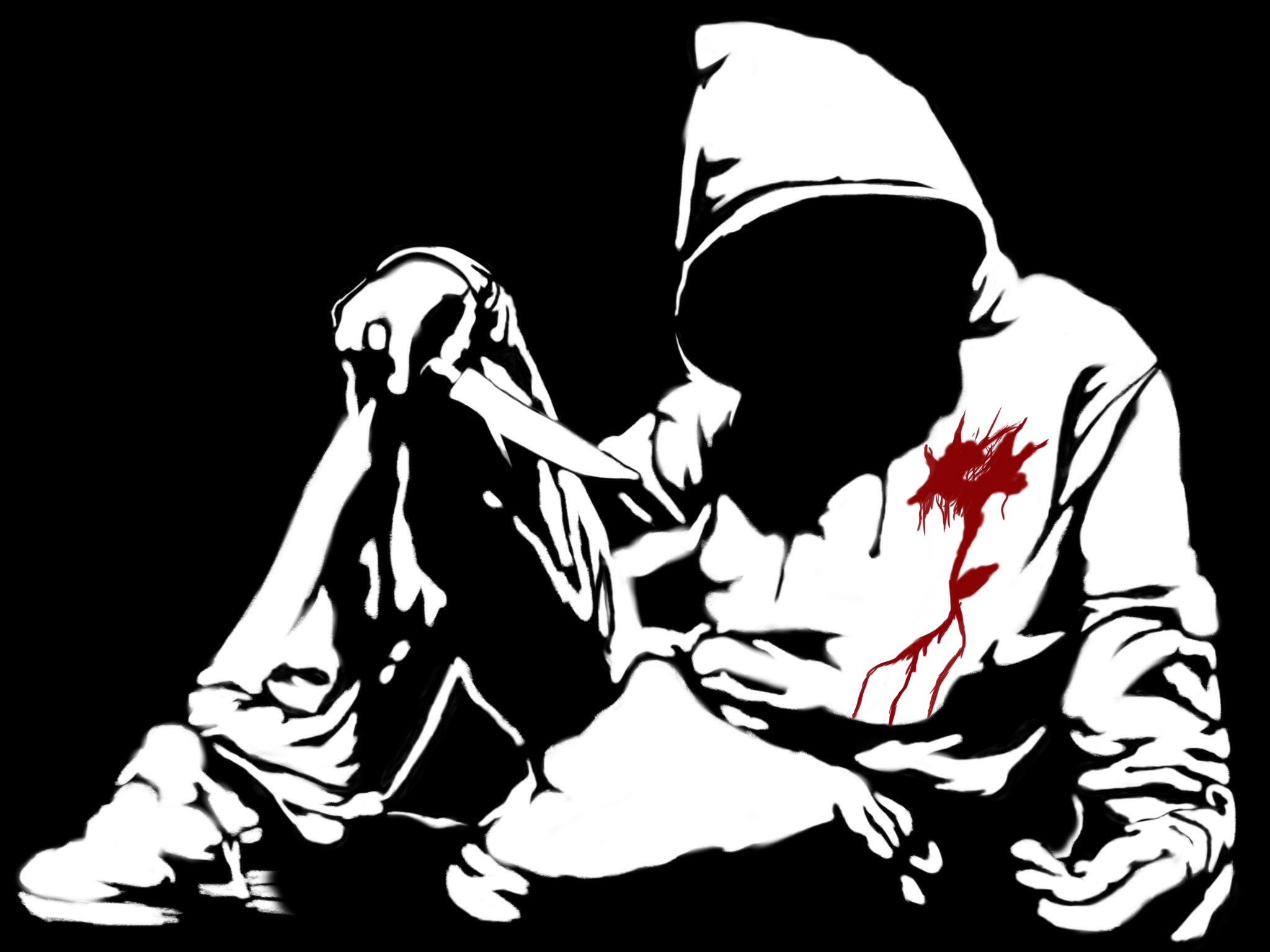 2048x1536 Hooded Man With Knife By Alexierxvii On Newgrounds