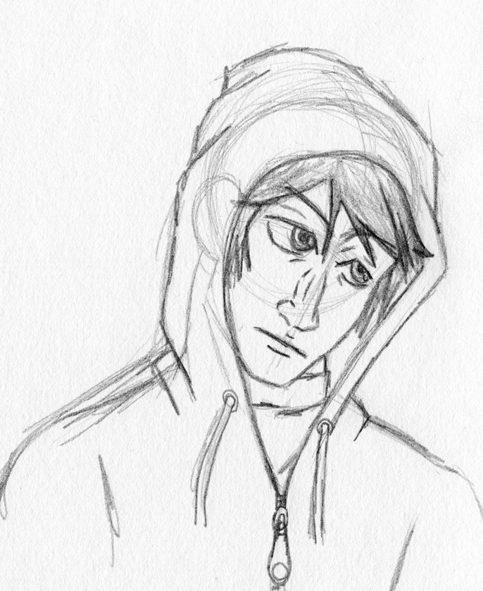 Hooded Man Drawing at GetDrawings | Free download