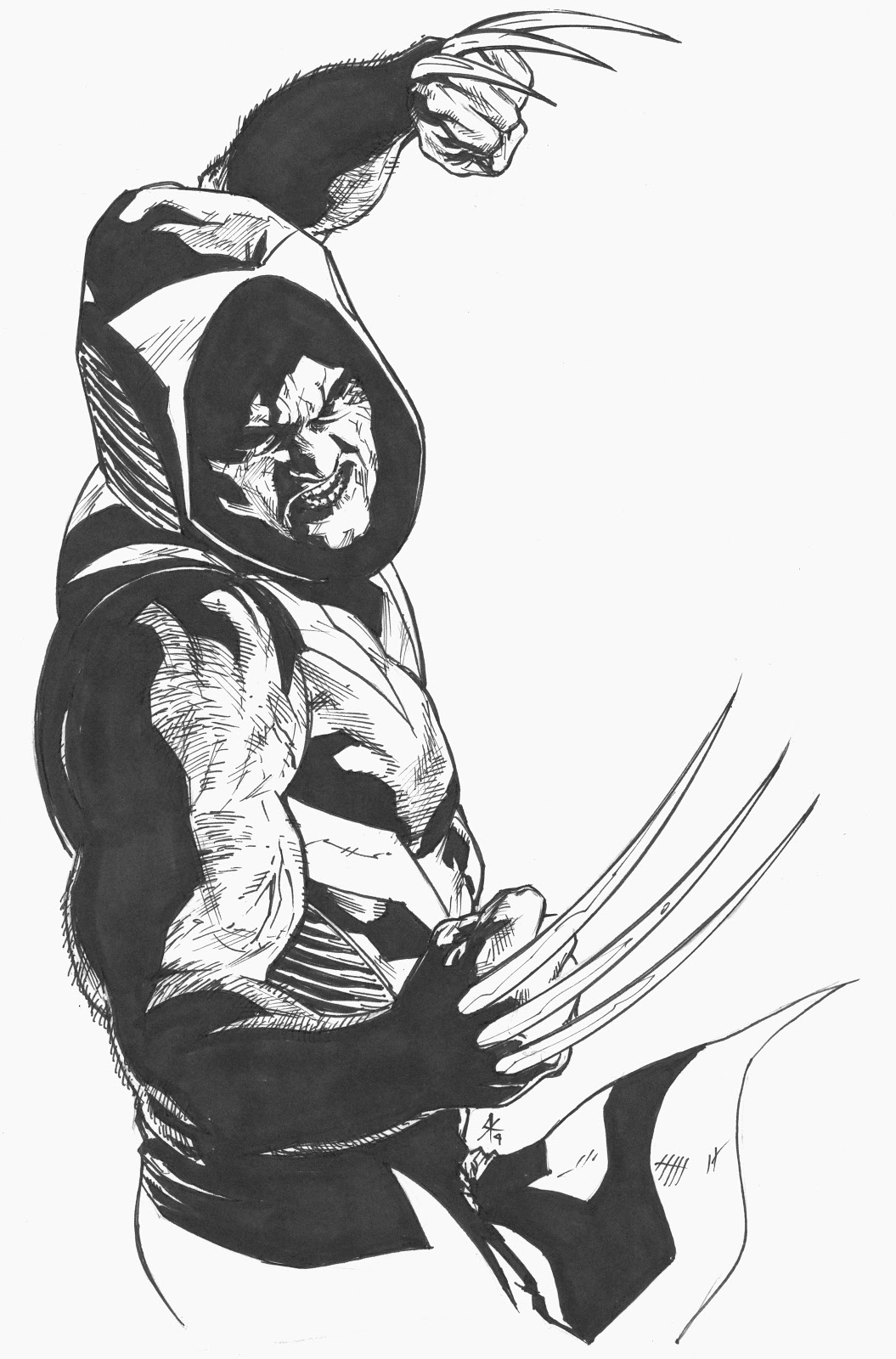 1055x1600 Wolverine, The Hooded Man Steve Kurth's Blog Of Comic Bookery