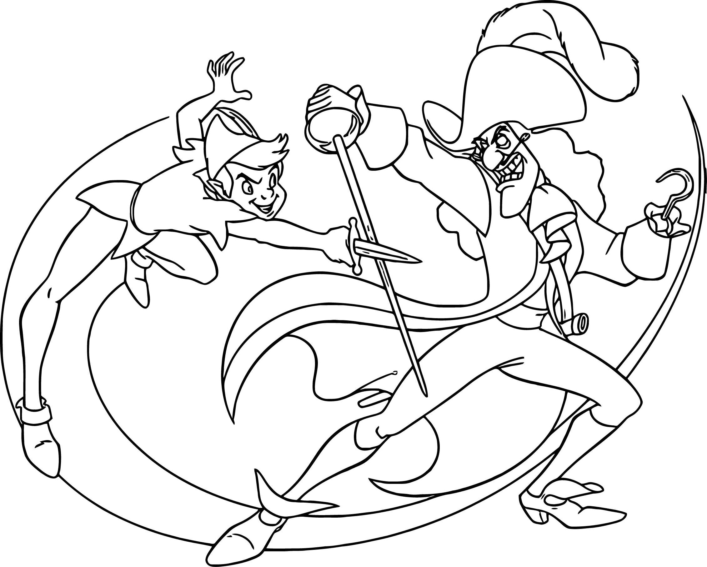 2262x1814 Peter Pan And Hook Coloring Pages For Kids Freecolorngpages.co
