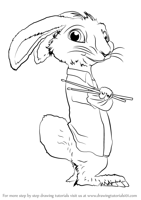 598x844 Learn How To Draw Eb From Hop (Hop) Step By Step Drawing Tutorials