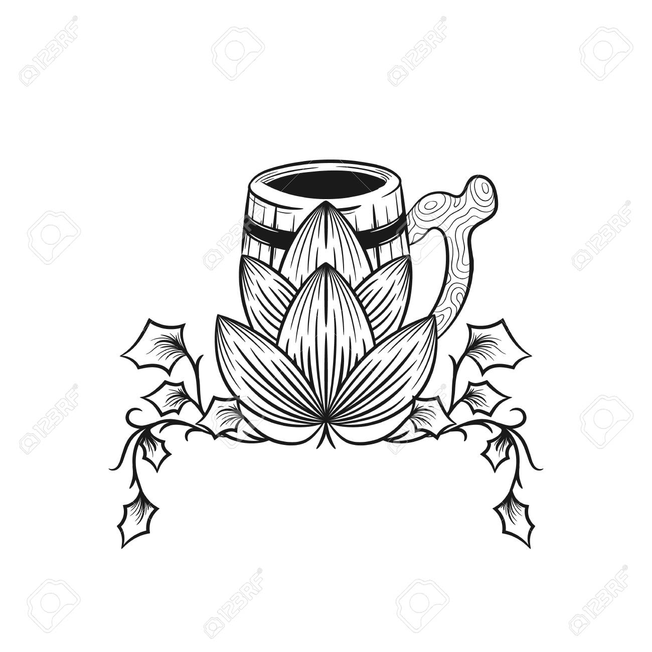 1300x1300 Concept Labels For Bottles. Beer Isolated On A White Background