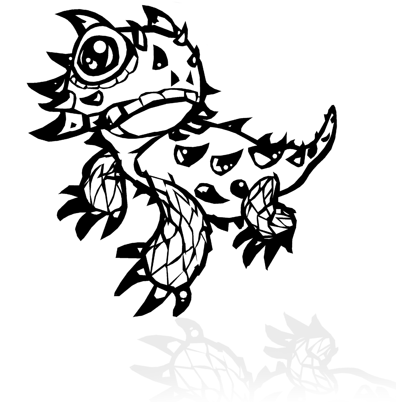 Horned Lizard Drawing At GetDrawings | Free Download - Motherhood