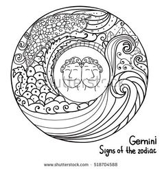 236x246 Signs Of The Chinese Horoscope Year. Horoscope Hand Drawing. Dog