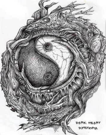 354x450 Horror Monster Creature Drawings