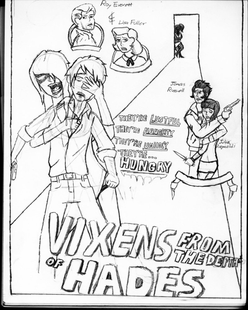 800x1000 Horror Movie Poster Drawing By Jerichojim