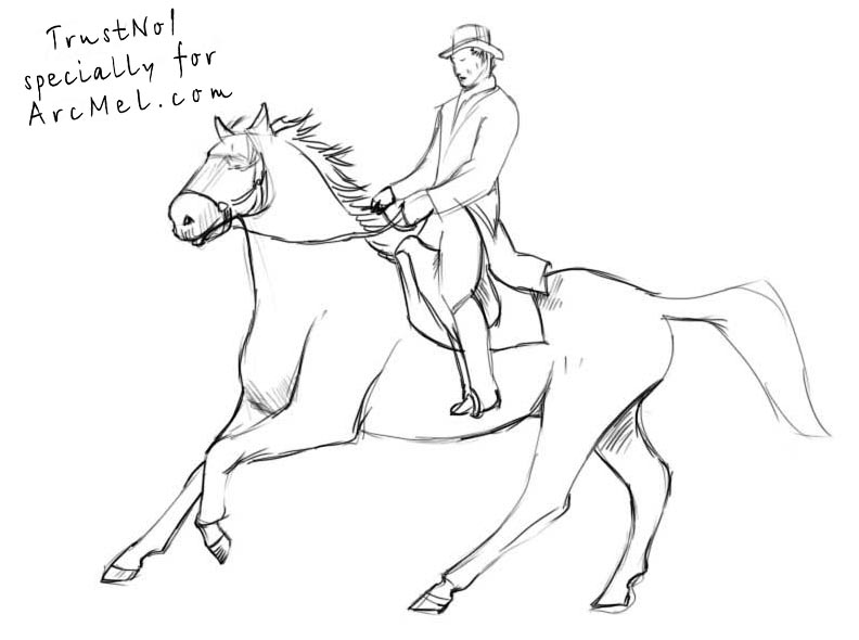 792x590 How To Draw A Rider Step By Step