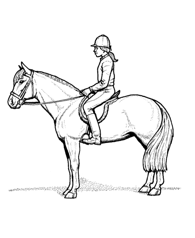670x820 Horse And Rider Coloring Pages Coloring Page For Kids