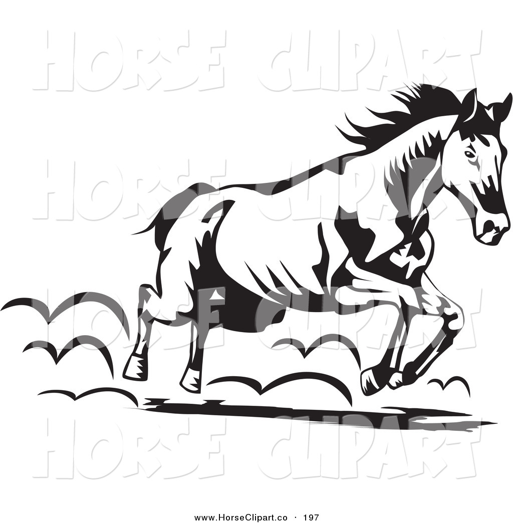 1024x1044 Running Horse Clipart Black And White