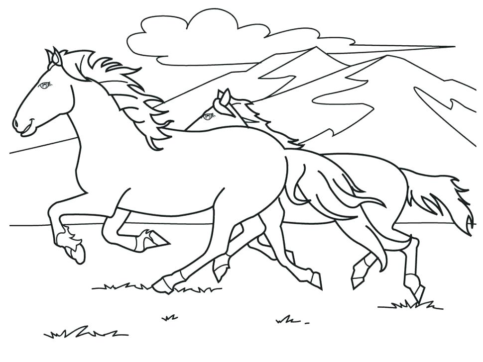 970x728 Horses Coloring Book And Horse Color Pages Horse Lovers Coloring