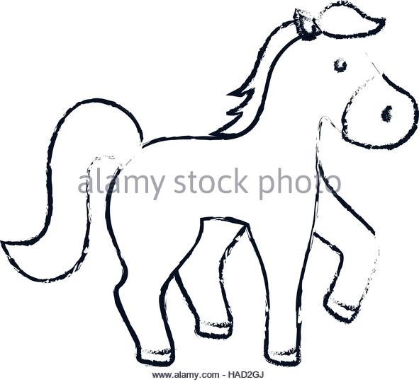 591x540 Horse Animal Illustration Draw Cartoon Stock Photos Amp Horse Animal