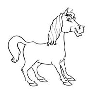 200x200 How To Draw A Cartoon Horse