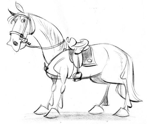500x422 The Best Horse Cartoon Drawing Ideas On Easy