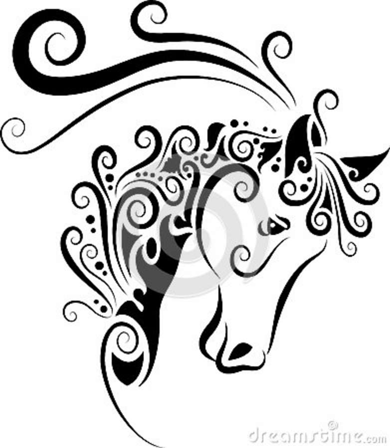 782x900 Easy Drawings Of Horse Easy Horse Head Drawinghorse Head