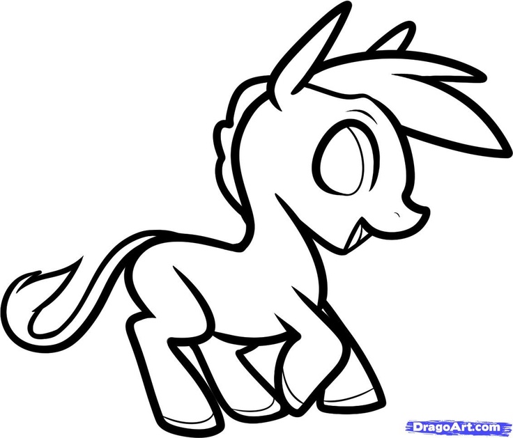 Horse Drawing For Kids