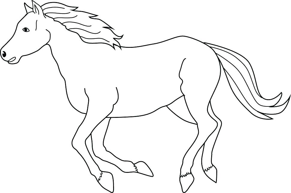 970x642 Coloring Book Horse