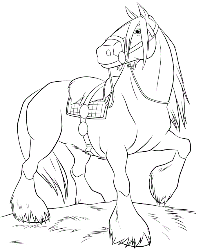 700x864 Coloring Pages For Girls Horse Colouring Fancy Draw Printable