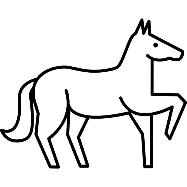 626x626 Horse Outline Vectors, Photos And Psd Files Free Download