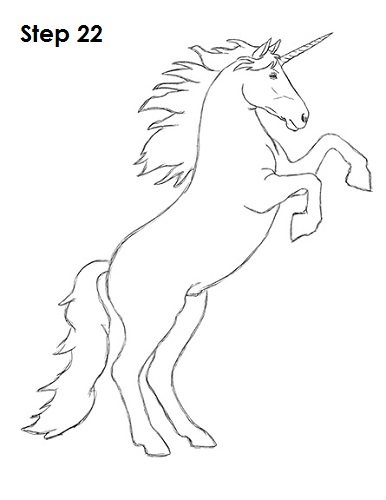 386x500 How To Draw A Unicorn