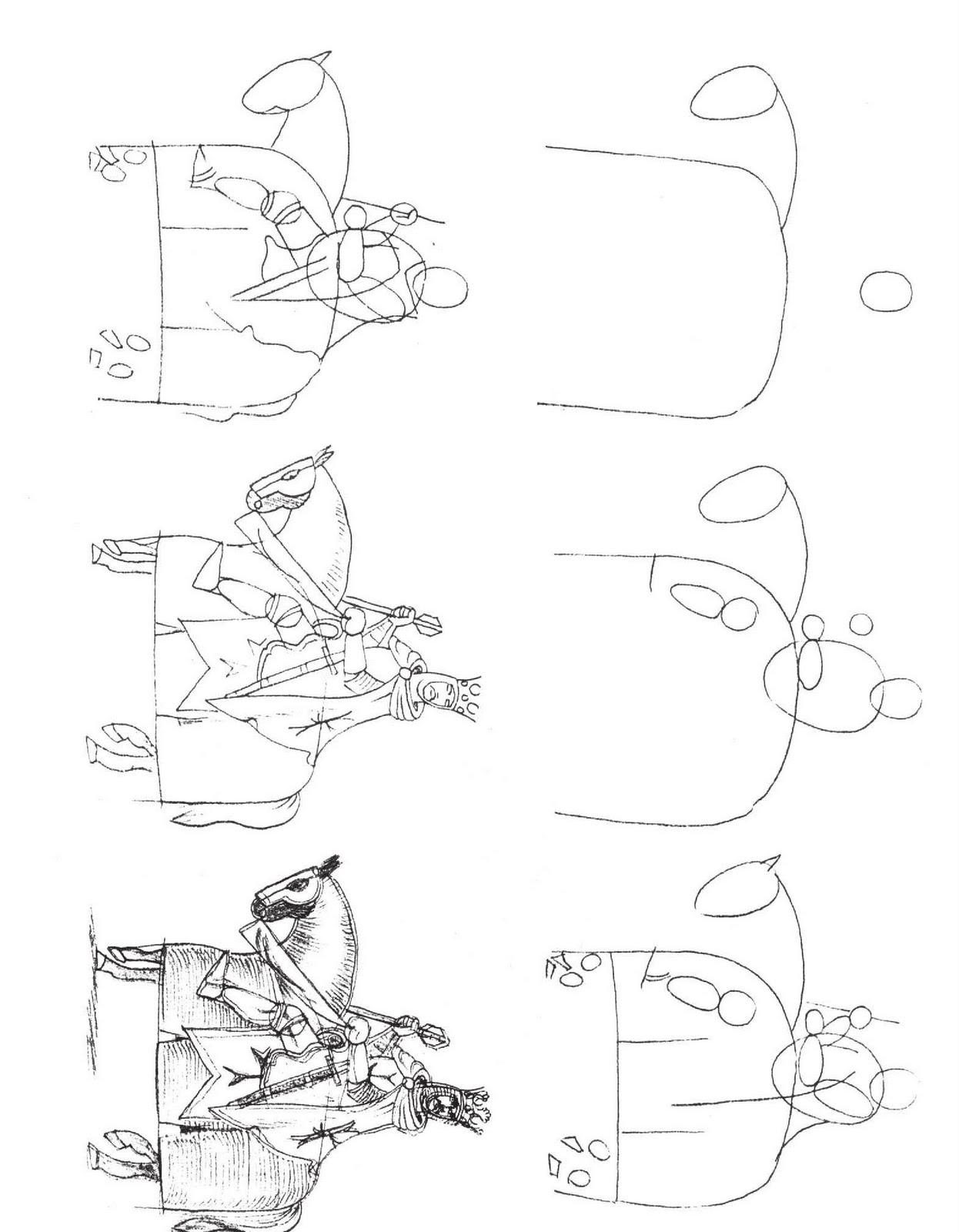 1246x1600 Learn To Draw Knights