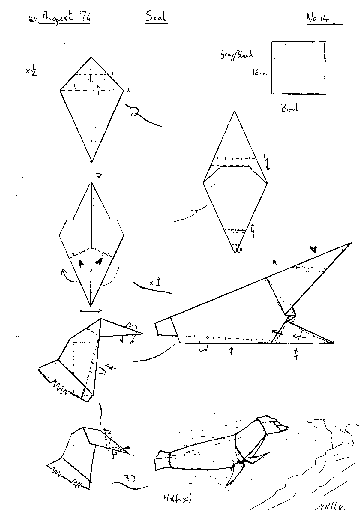 1200x1700 Origami Horse Instructions Choice Image
