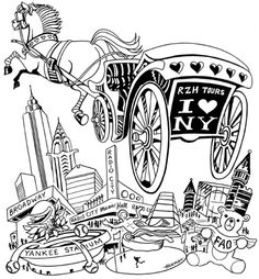 236x254 Drawings Of Horse And Carriage