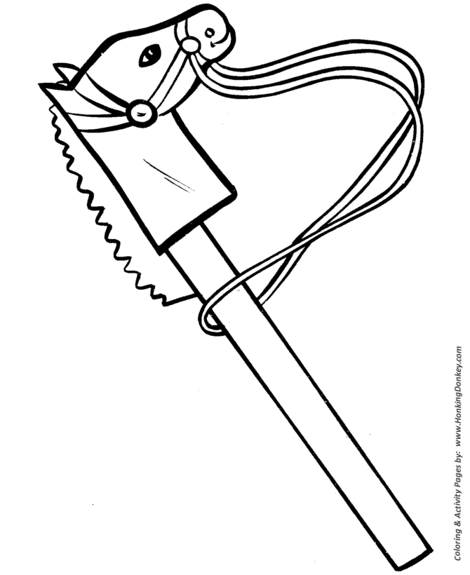 670x820 Easy Coloring Pages Free Printable Stick Horse Easy Coloring