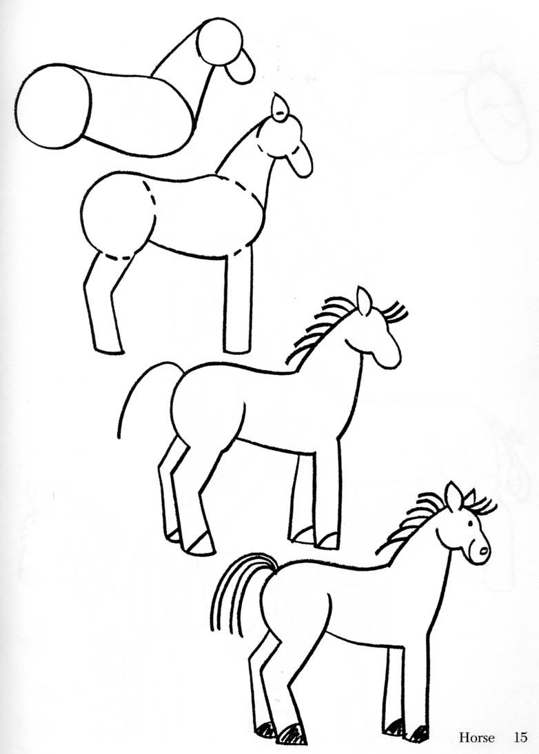 782x1094 Horse Drawing Clip Art