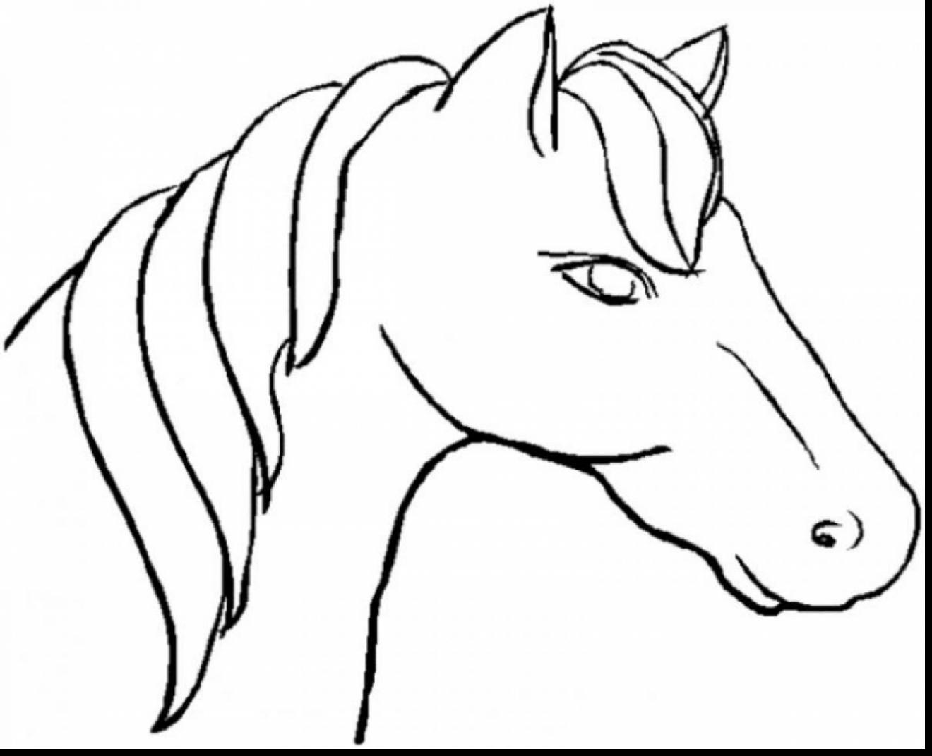1320x1072 Horse Face Coloring Page Paginone.biz